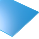 Light blue acrylic sheet
